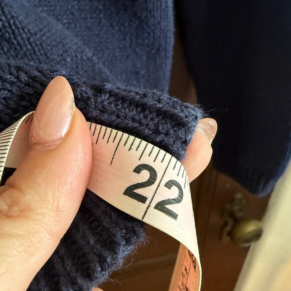 90s Vintage KAREN SCOTT Patriotic Whimsical Red White and Blue Cardigan | Small - Picture 7 of 7